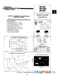 Datasheet MC1556 manufacturer Motorola