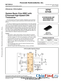 Datasheet MC33742SDWR2 manufacturer Motorola