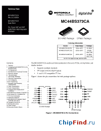 Datasheet MC44BS373CR2 производства Motorola
