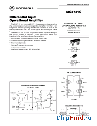 Datasheet MC4741CD manufacturer Motorola