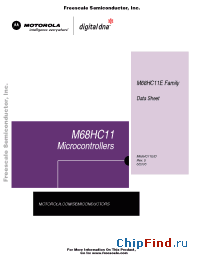 Datasheet MC68HC11E0CB2 manufacturer Motorola