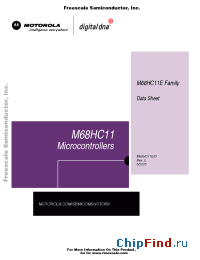 Datasheet MC68HC11E0CB3 manufacturer Motorola