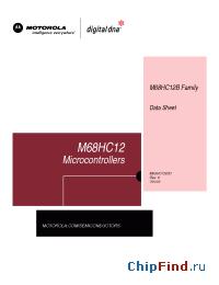 Datasheet MC68HC12BC32FU manufacturer Motorola