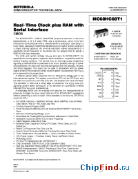 Datasheet MC68HC68T1 manufacturer Motorola