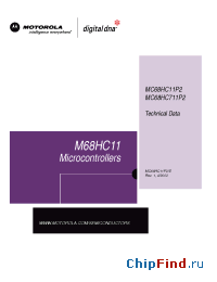 Datasheet MC68HC711P2CFN2 manufacturer Motorola