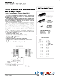 Datasheet MC74HC646 manufacturer Motorola