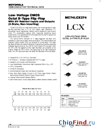 Datasheet MC74LCX374 manufacturer Motorola