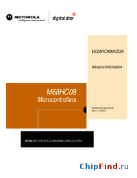 Datasheet MC908AS32AMFNR2 manufacturer Motorola