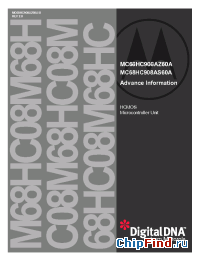Datasheet MC908AS60ACFU manufacturer Motorola