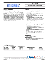 Datasheet MIC2593-5BTQ производства Motorola