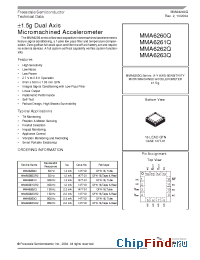 Datasheet MMA6263Q manufacturer Motorola