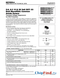 Datasheet MMBZ5V6ALT1 производства Motorola