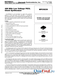 Datasheet MPC9229 manufacturer Motorola