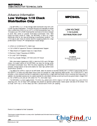 Datasheet MPC940L manufacturer Motorola