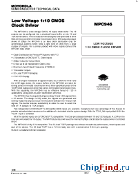 Datasheet MPC946 manufacturer Motorola