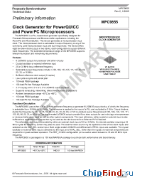 Datasheet MPC9855 manufacturer Motorola