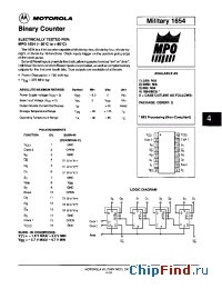 Datasheet MPG1654 manufacturer Motorola