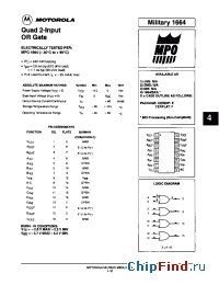 Datasheet MPG1664 manufacturer Motorola