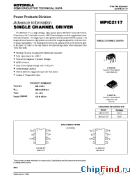 Datasheet MPIC2117 manufacturer Motorola