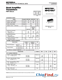 Datasheet MPQ7093 manufacturer Motorola