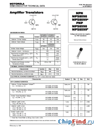 Datasheet MPS8599 manufacturer Motorola