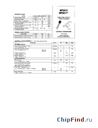 Datasheet MPSA16 manufacturer Motorola