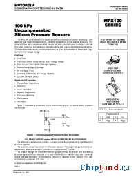 Datasheet MPX100GP manufacturer Motorola