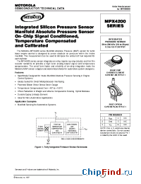 Datasheet MPX4200 manufacturer Motorola