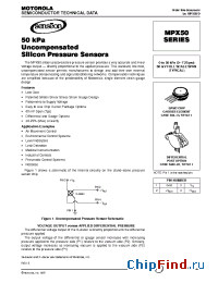 Datasheet MPX50GP manufacturer Motorola