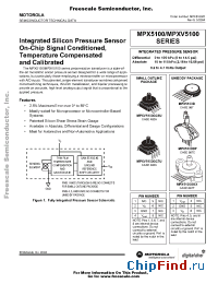 Datasheet MPX5100 manufacturer Motorola