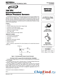 Datasheet MPX700 manufacturer Motorola