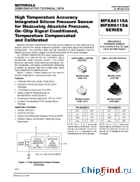 Datasheet MPXA6115AC7U manufacturer Motorola