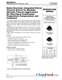 Datasheet MPXAZ4100AC6U manufacturer Motorola