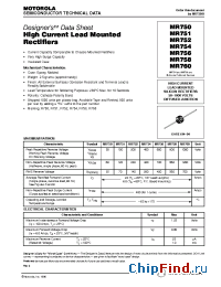 Datasheet MR760 manufacturer Motorola