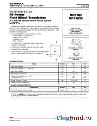 Datasheet MRF183 manufacturer Motorola