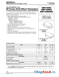 Datasheet MRF19090 производства Motorola