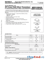 Datasheet MRF21030LSR3 manufacturer Motorola