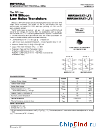 Datasheet MRF2947RAT1 manufacturer Motorola