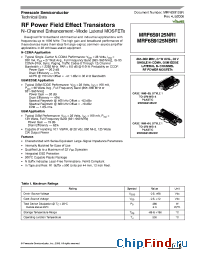 Datasheet MRF6S9125N, manufacturer Motorola