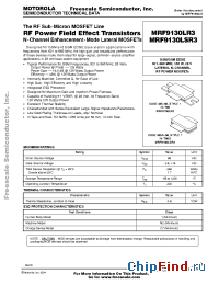 Datasheet MRF9130LR3 manufacturer Motorola