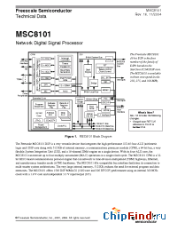 Datasheet MSC8101M1250F manufacturer Motorola