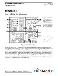 Datasheet MSC8101M1375F manufacturer Motorola