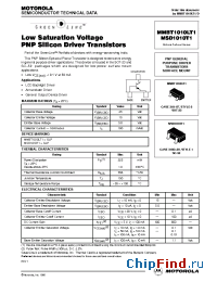 Datasheet MSD1010T1 manufacturer Motorola