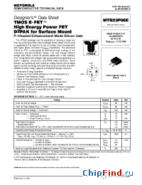 Datasheet MTB23P06E manufacturer Motorola