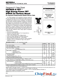 Datasheet MTB60N06 manufacturer Motorola