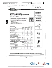 Datasheet MTH6N60 manufacturer Motorola