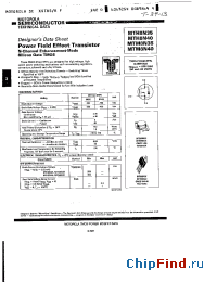 Datasheet MTM8N35 manufacturer Motorola