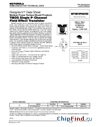 Datasheet MTSF2P02HD manufacturer Motorola