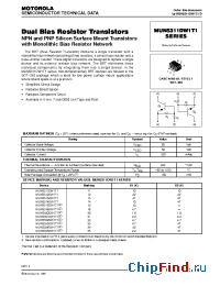 Datasheet MUN5315DW1T1 manufacturer Motorola