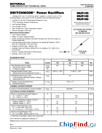 Datasheet MUR120 manufacturer Motorola